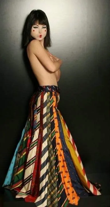 Franco Moschino Tie Skirt