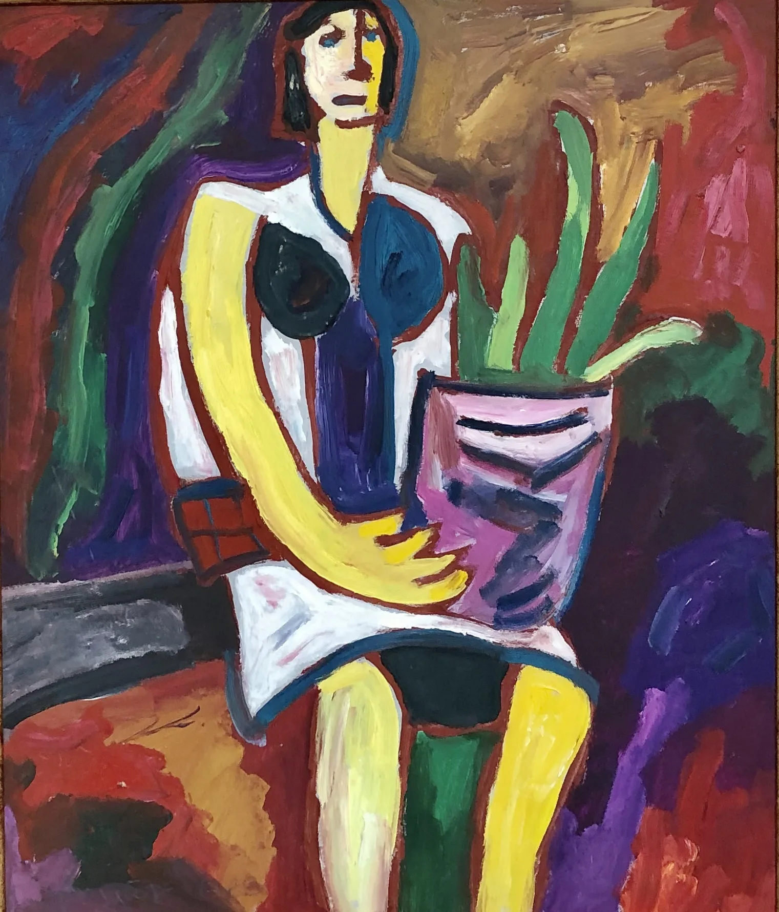 Girl with flower