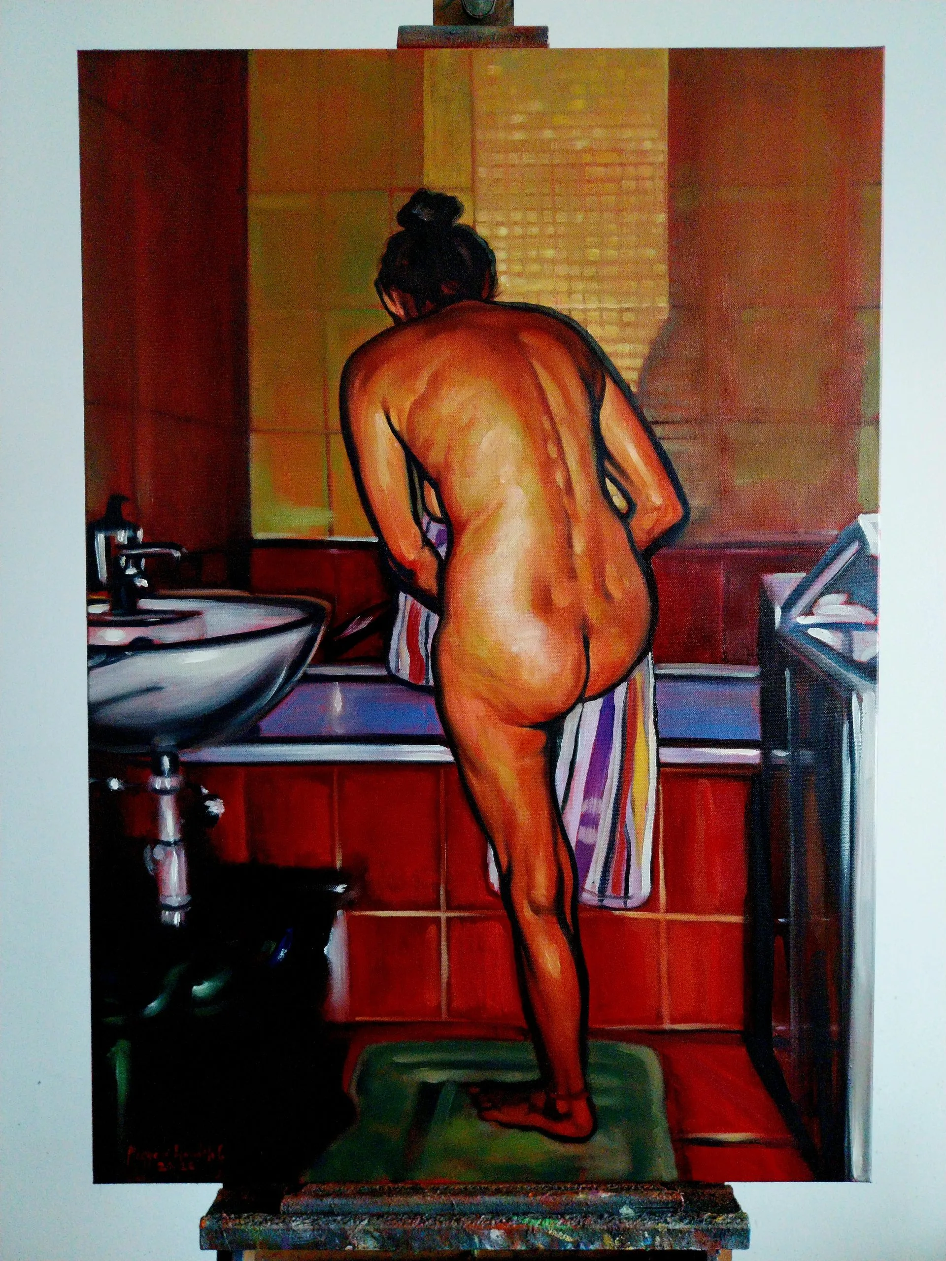 Toweling woman II.