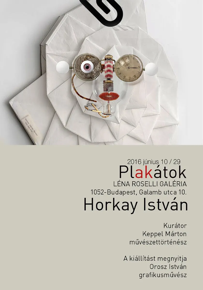 Exhibition of István Horkay poster designer