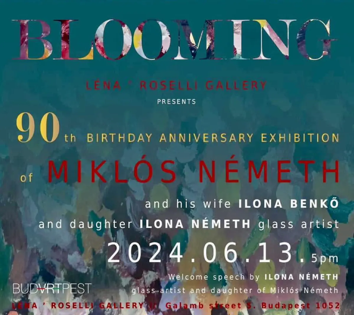 INVITATION Miklós Németh : Blooming