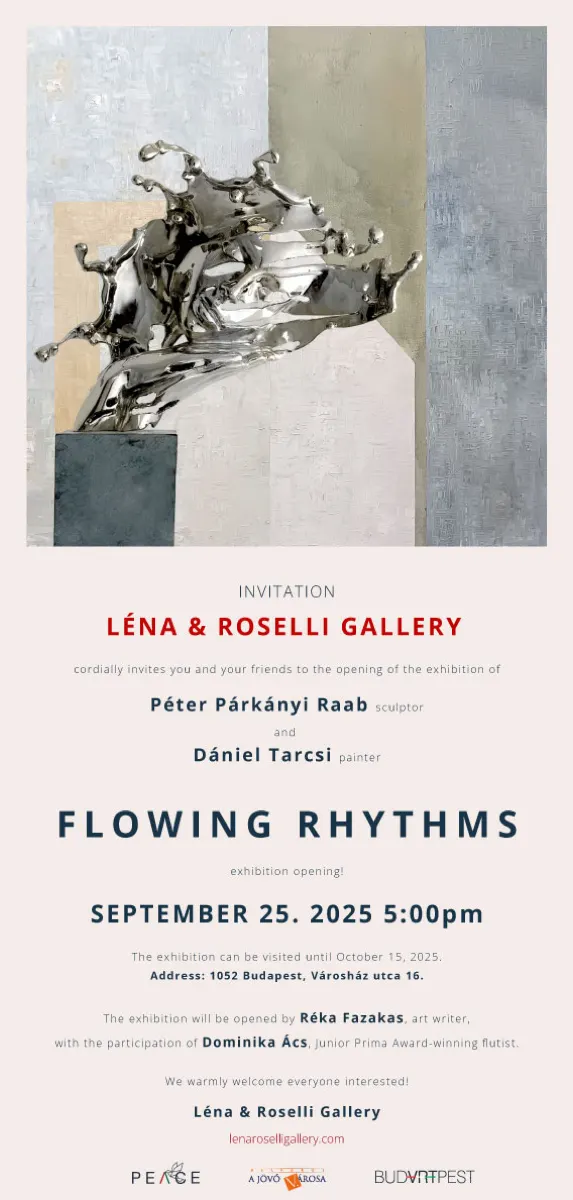 Opening : 09.25. PÁRKÁNYI RAAB & TARCSI / FLOWING RHYTHMS