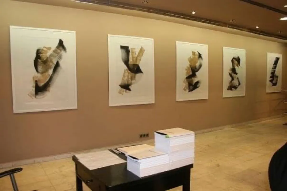Preview of István Nádler's book "Feketebács" and his graphical exhibition